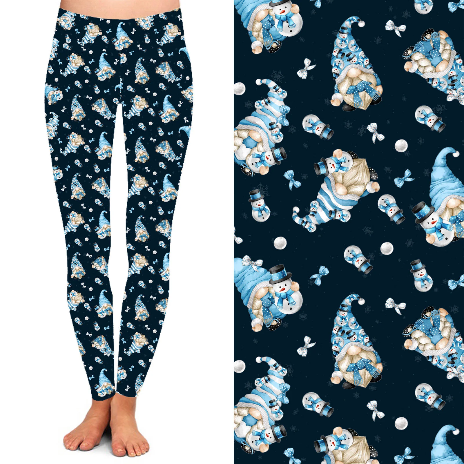 24/7 Full Length Leggings – Gnome For Christmas - Image 2