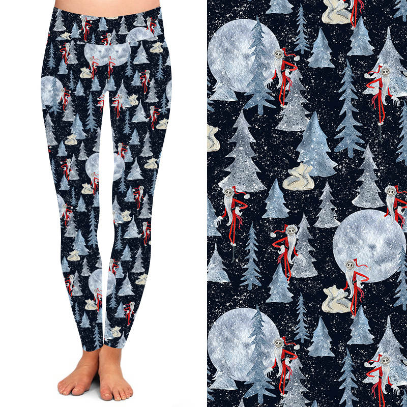 24/7 Leggings β Nightmare Santa - Image 2