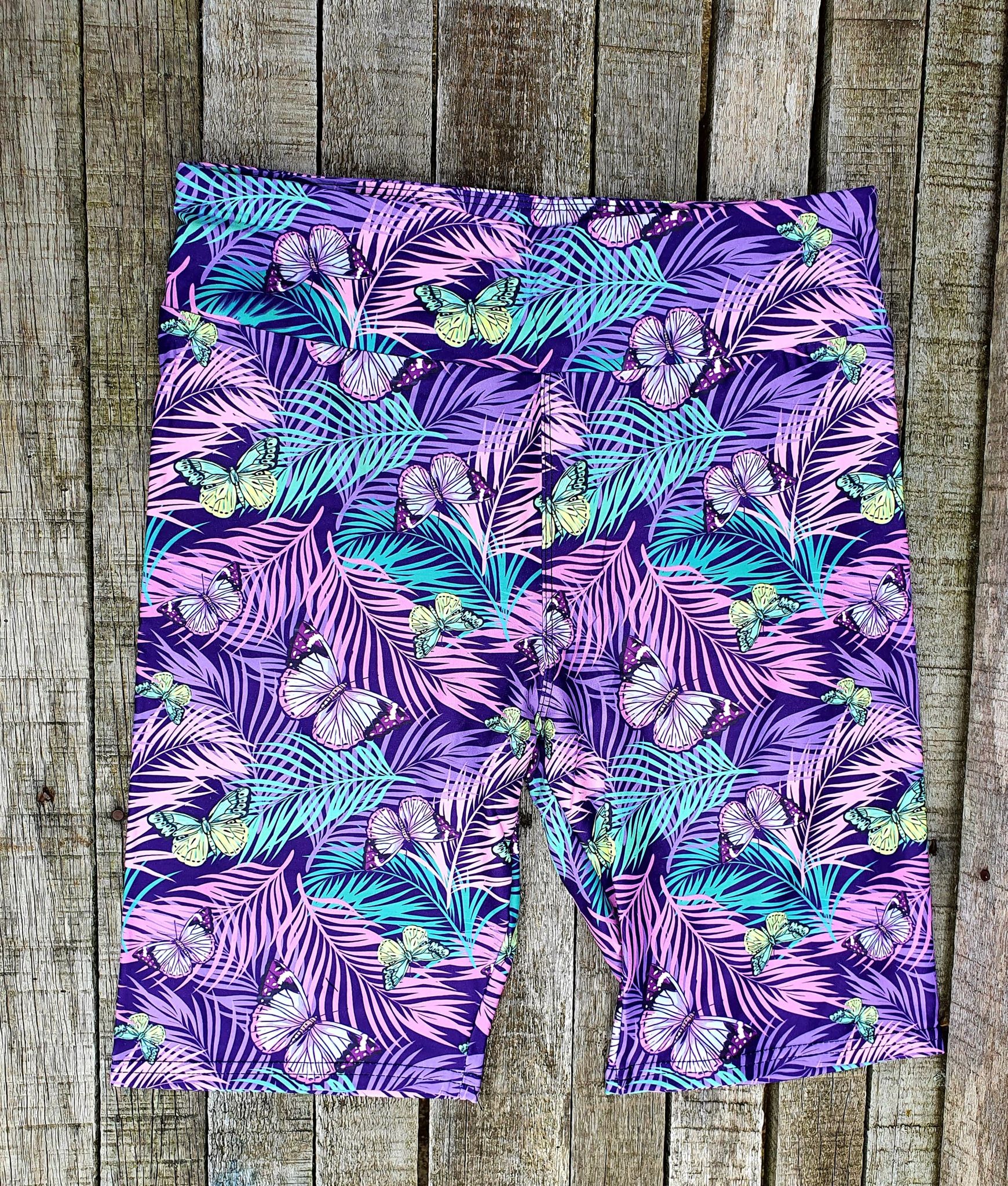 24/7 Biker Shorts - Purple Paradise - Image 3