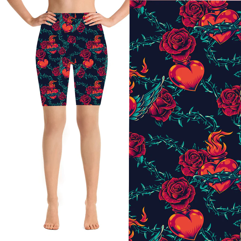 24/7 Biker Shorts - Barbed Heart - Image 4