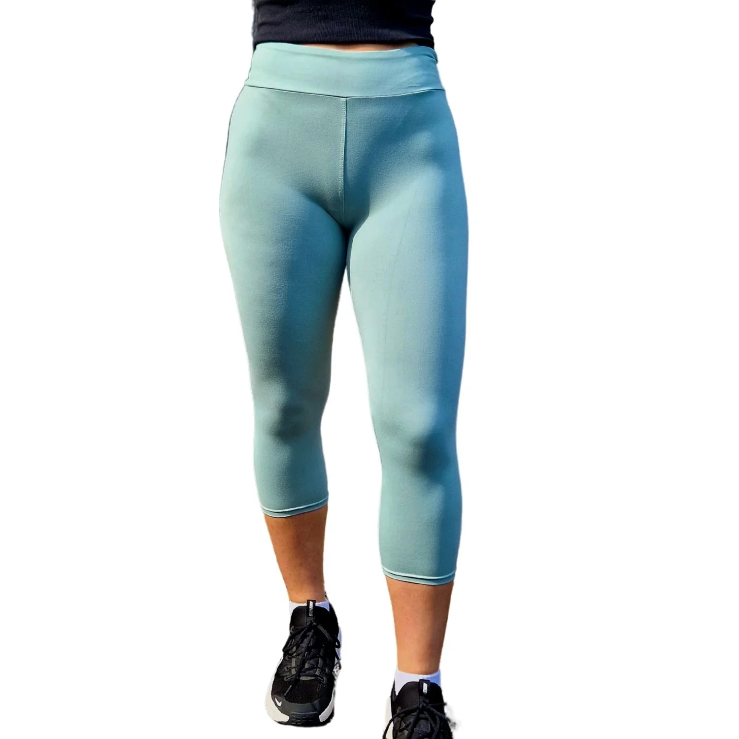 24/7 Capri Leggings- Pistachio - Image 2