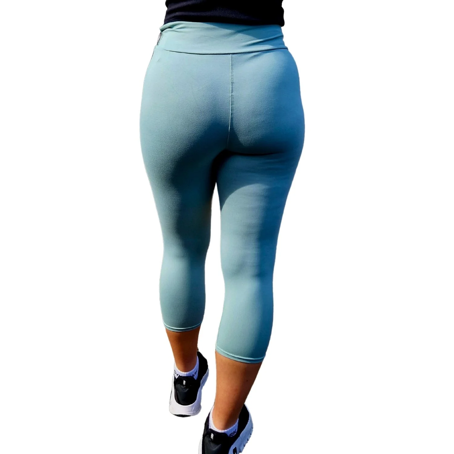 24/7 Capri Leggings- Pistachio - Image 3