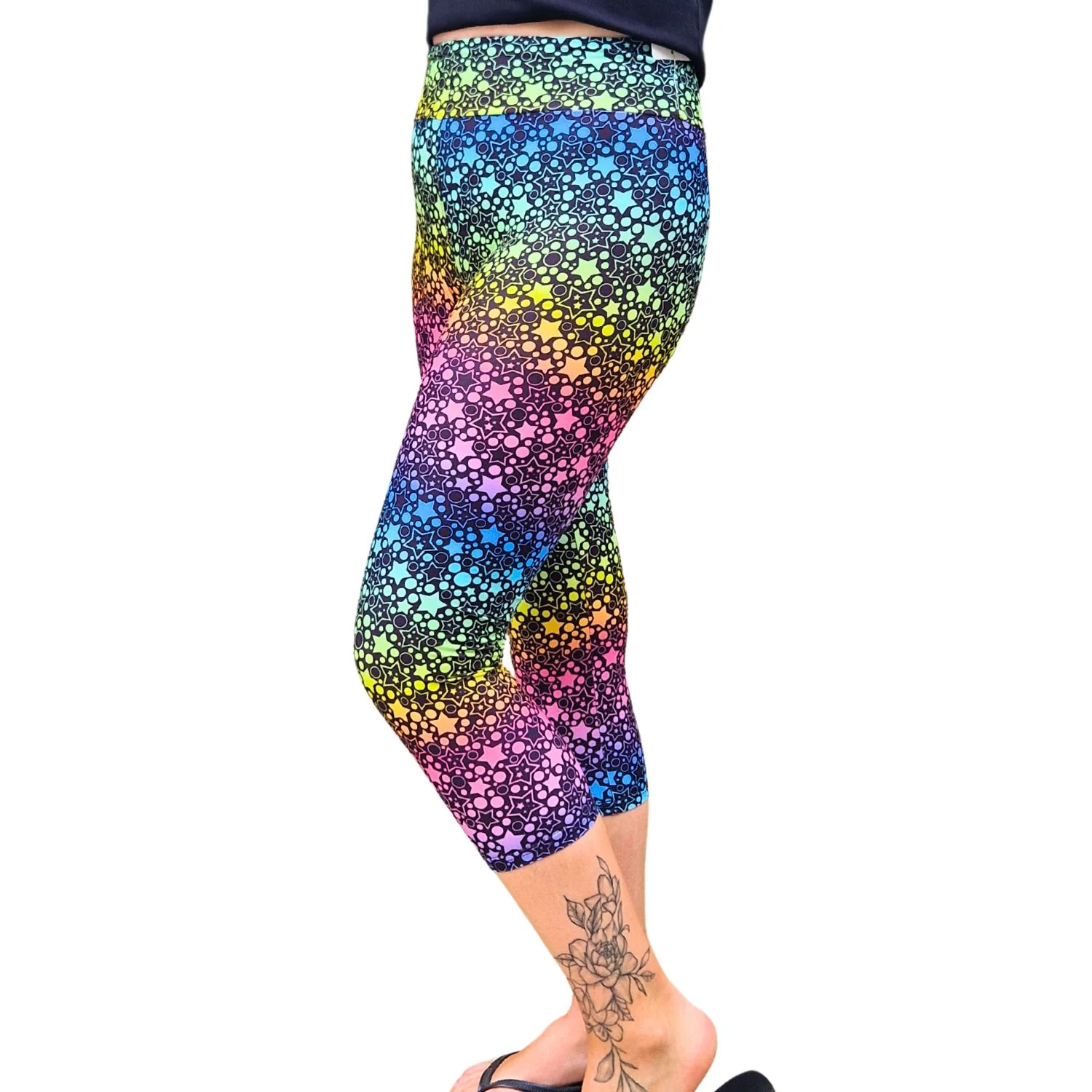 24/7 Capri Leggings β Sparkle Stars