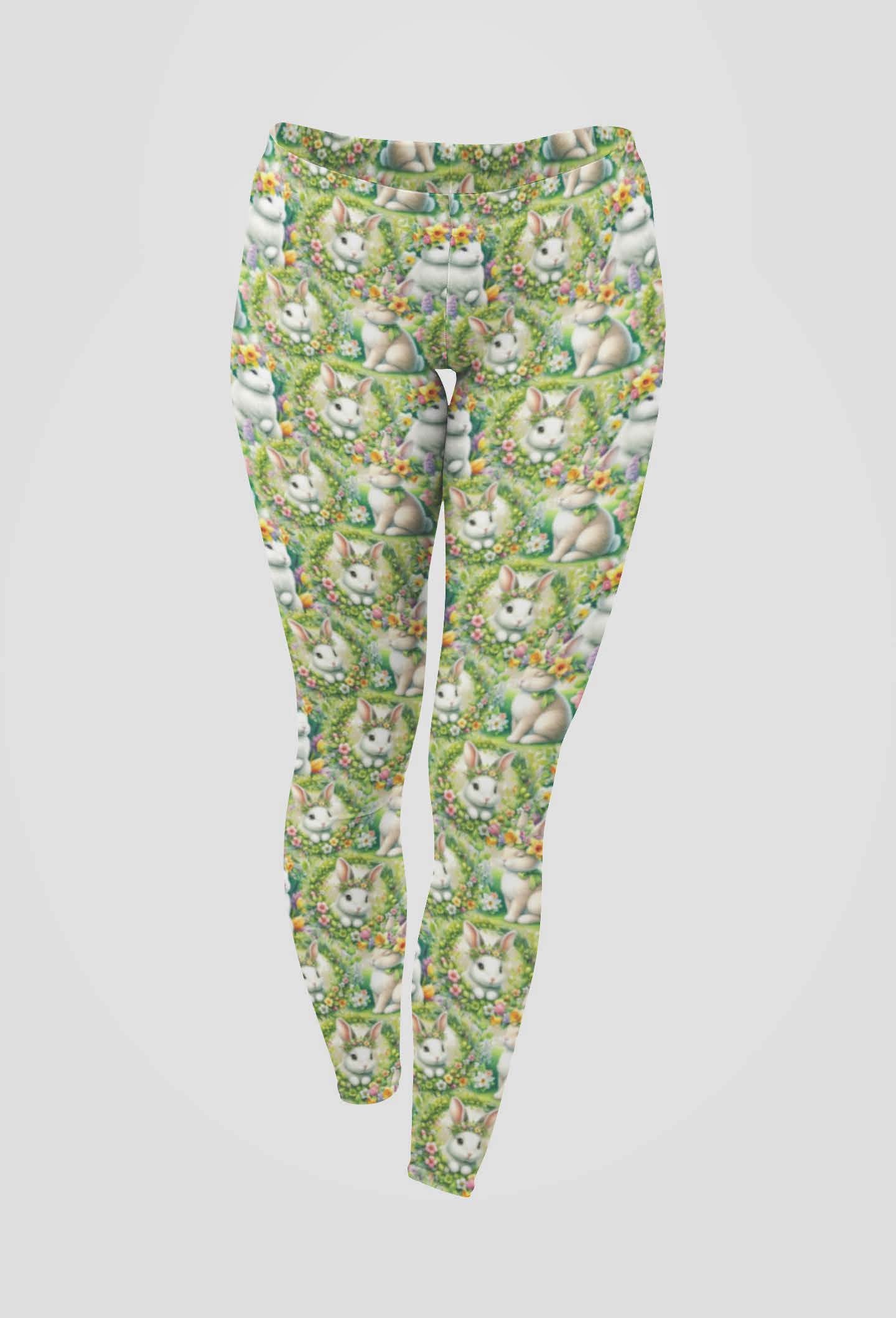 24/7 Full Length Leggings β Bunny in Bloom - Image 2