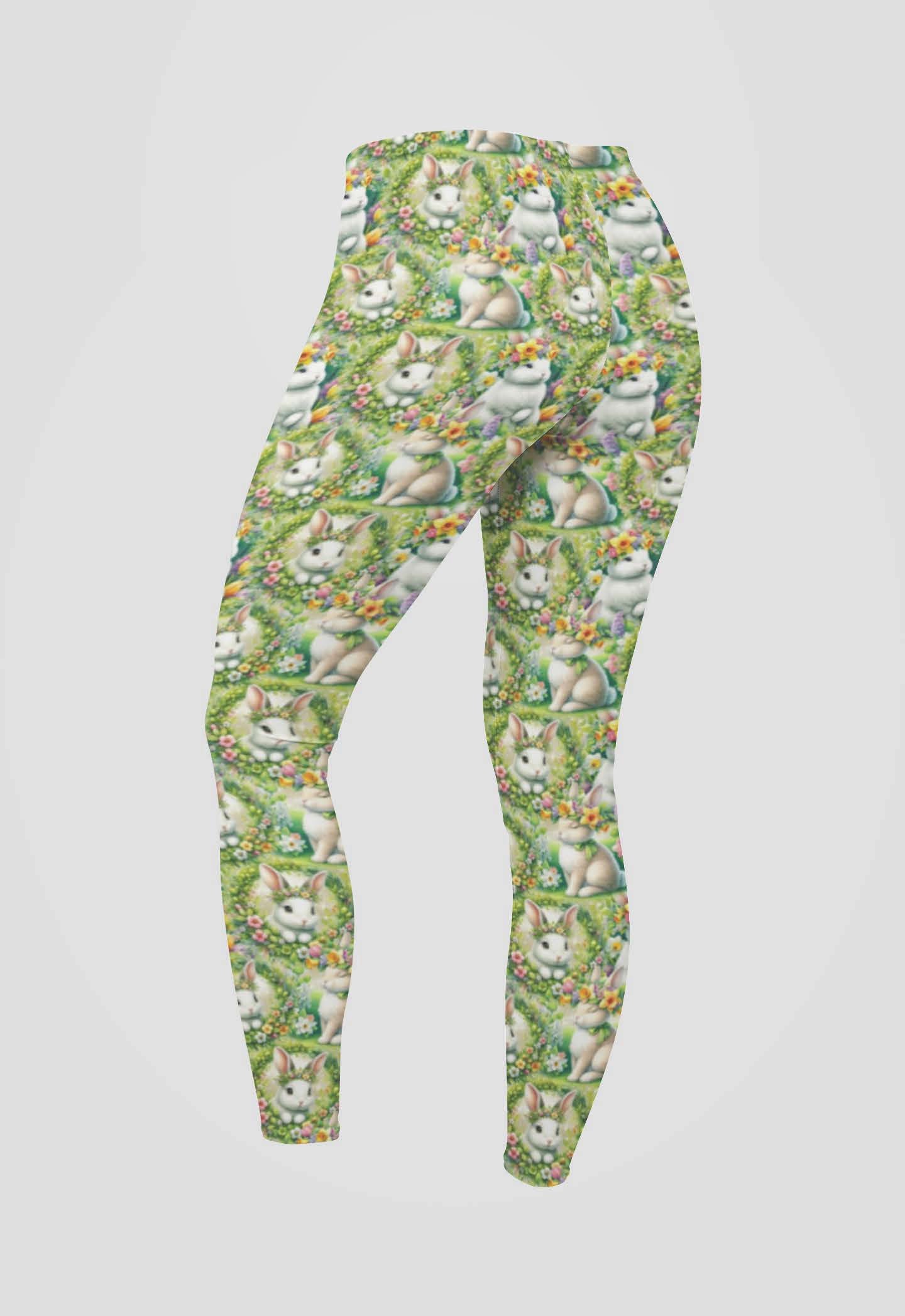 24/7 Full Length Leggings β Bunny in Bloom - Image 3