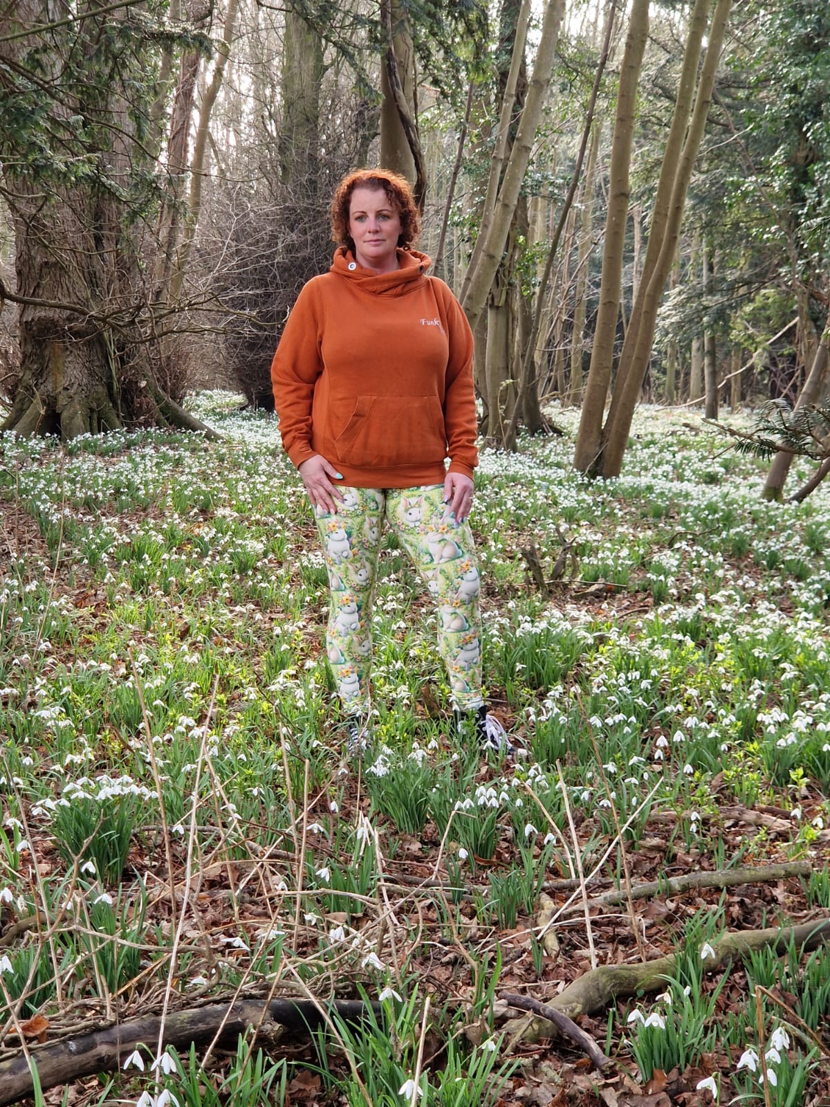 24/7 Full Length Leggings β Bunny in Bloom - Image 4