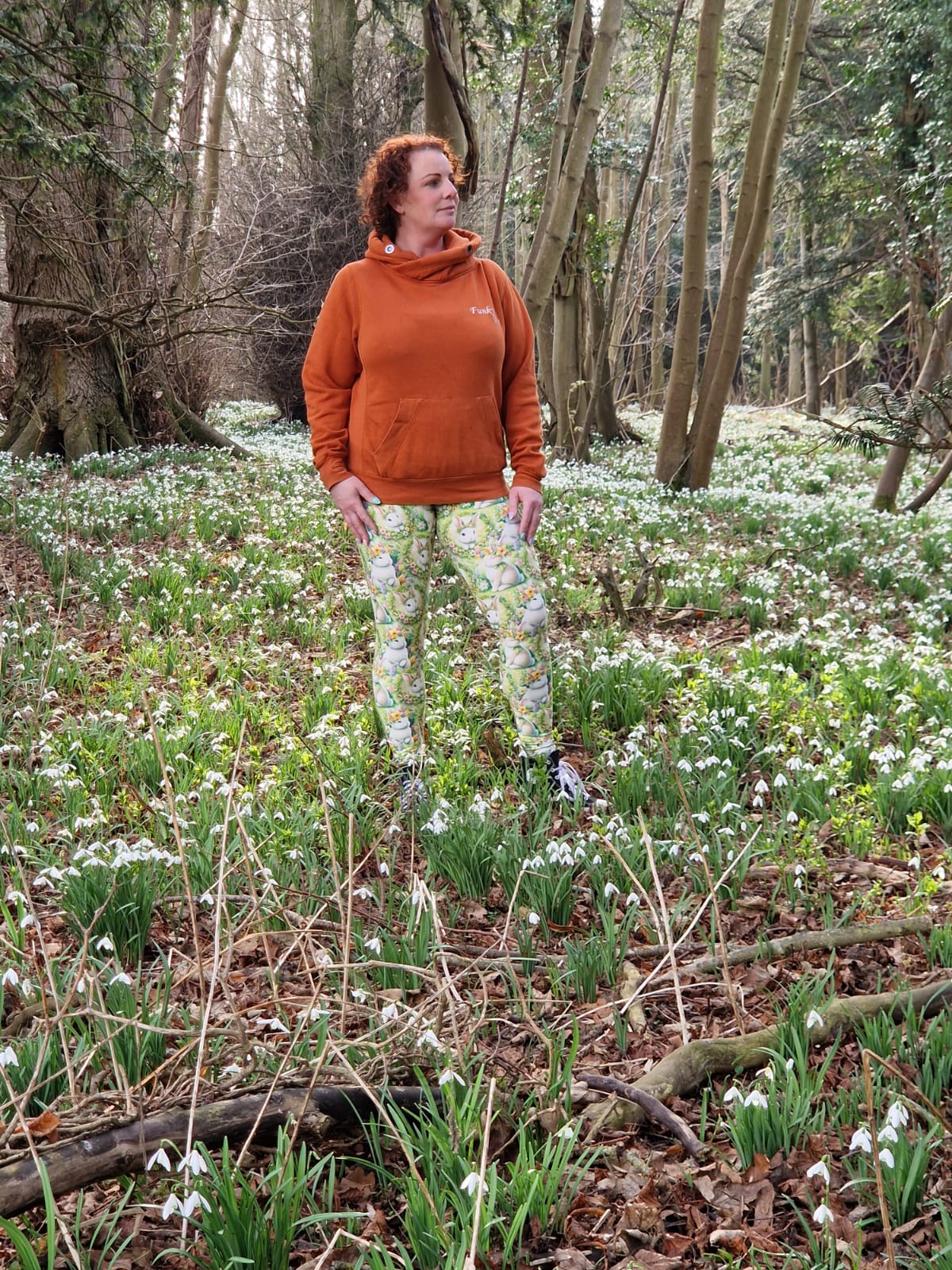 24/7 Full Length Leggings β Bunny in Bloom - Image 5