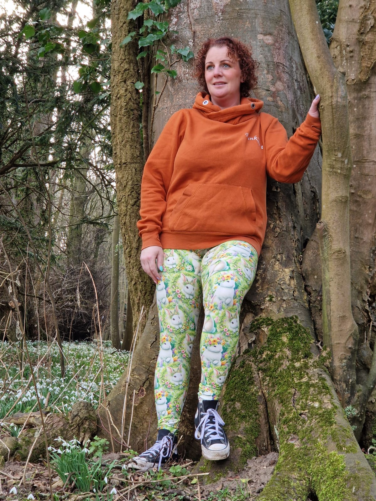 24/7 Full Length Leggings β Bunny in Bloom - Image 6