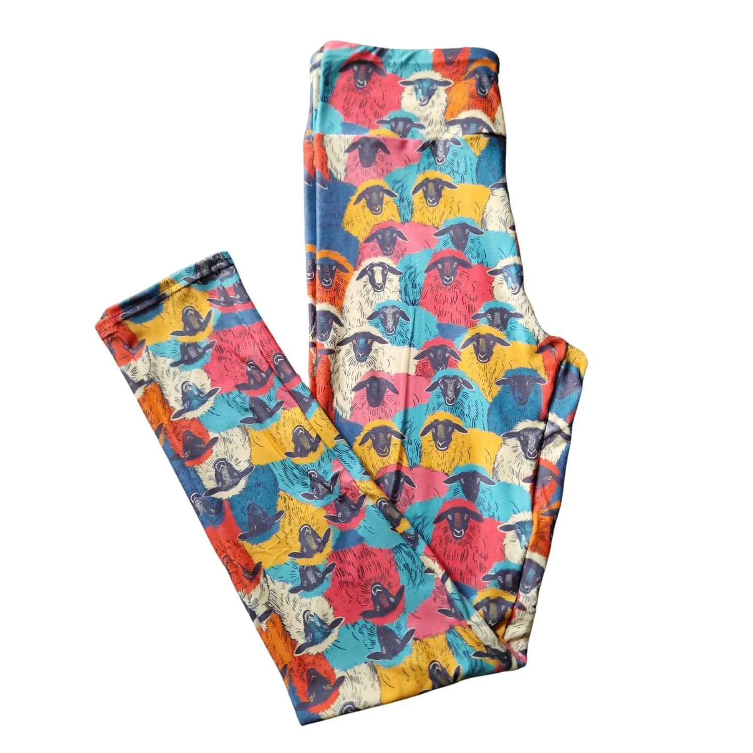 24/7 Full Length Leggings – Funky Flock - Image 5