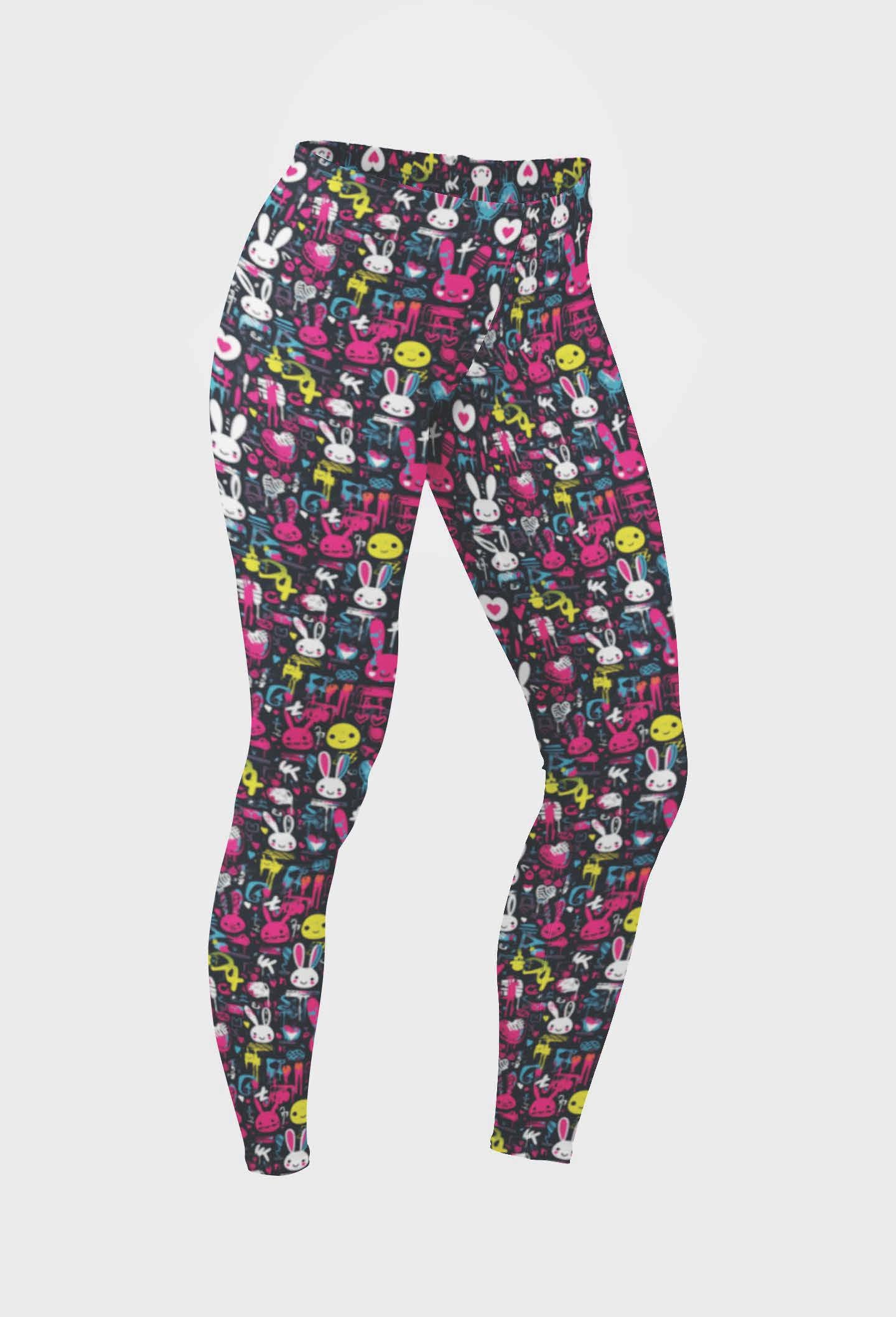 24/7 Full Length Leggings β Grunge Bunnies