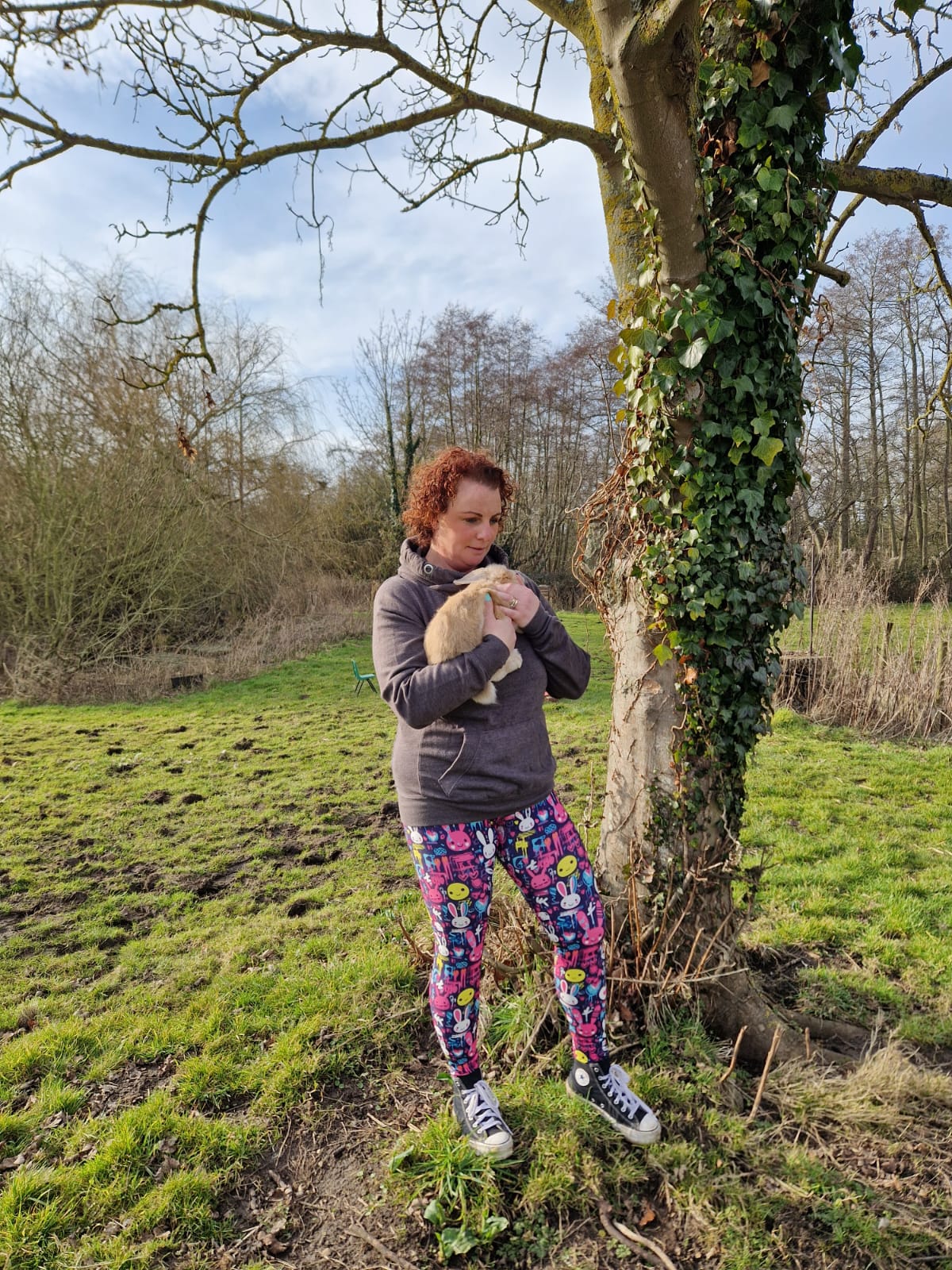 24/7 Full Length Leggings β Grunge Bunnies - Image 6