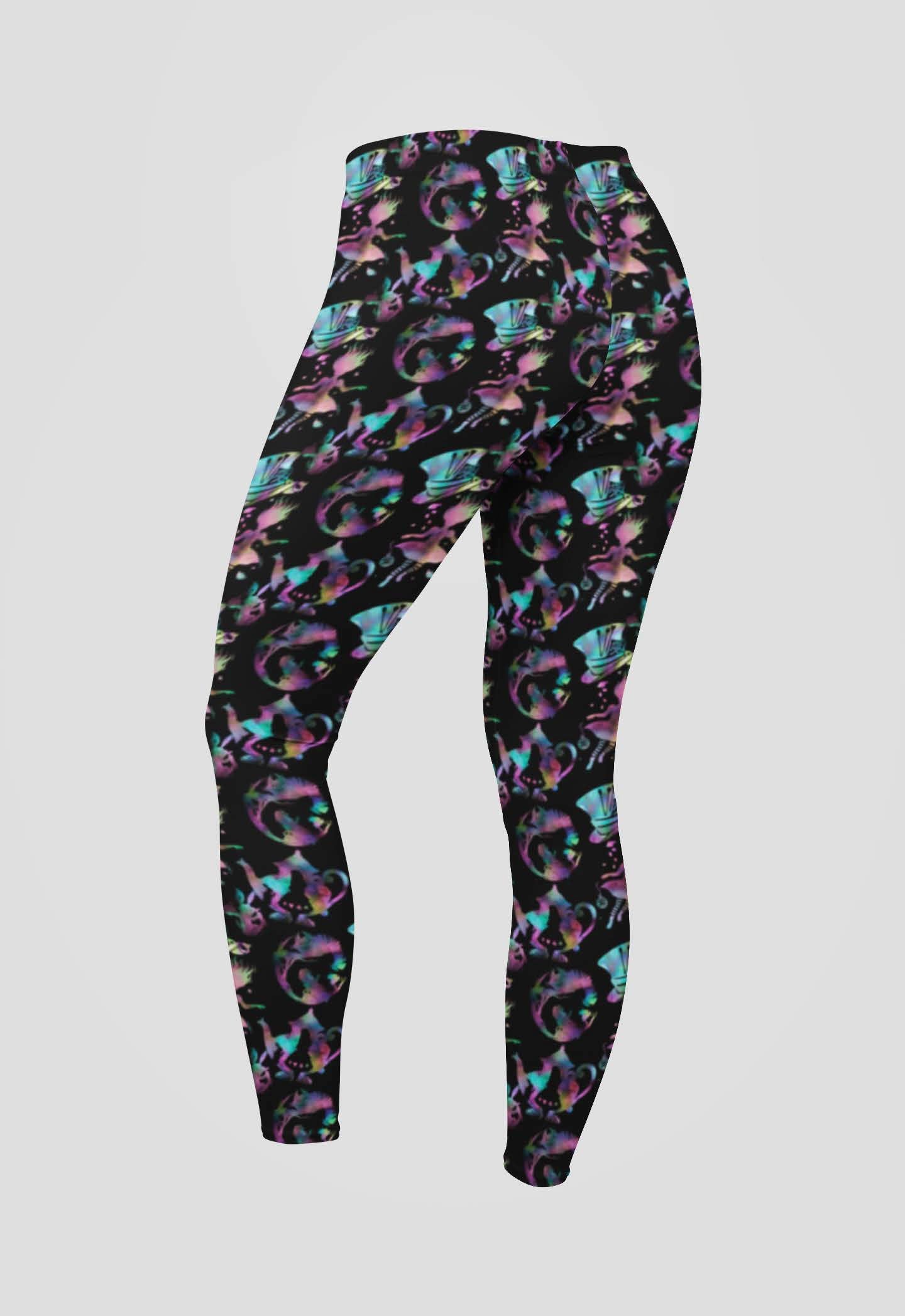 24/7 Full Length Leggings β Hatters Tea Party - Image 3