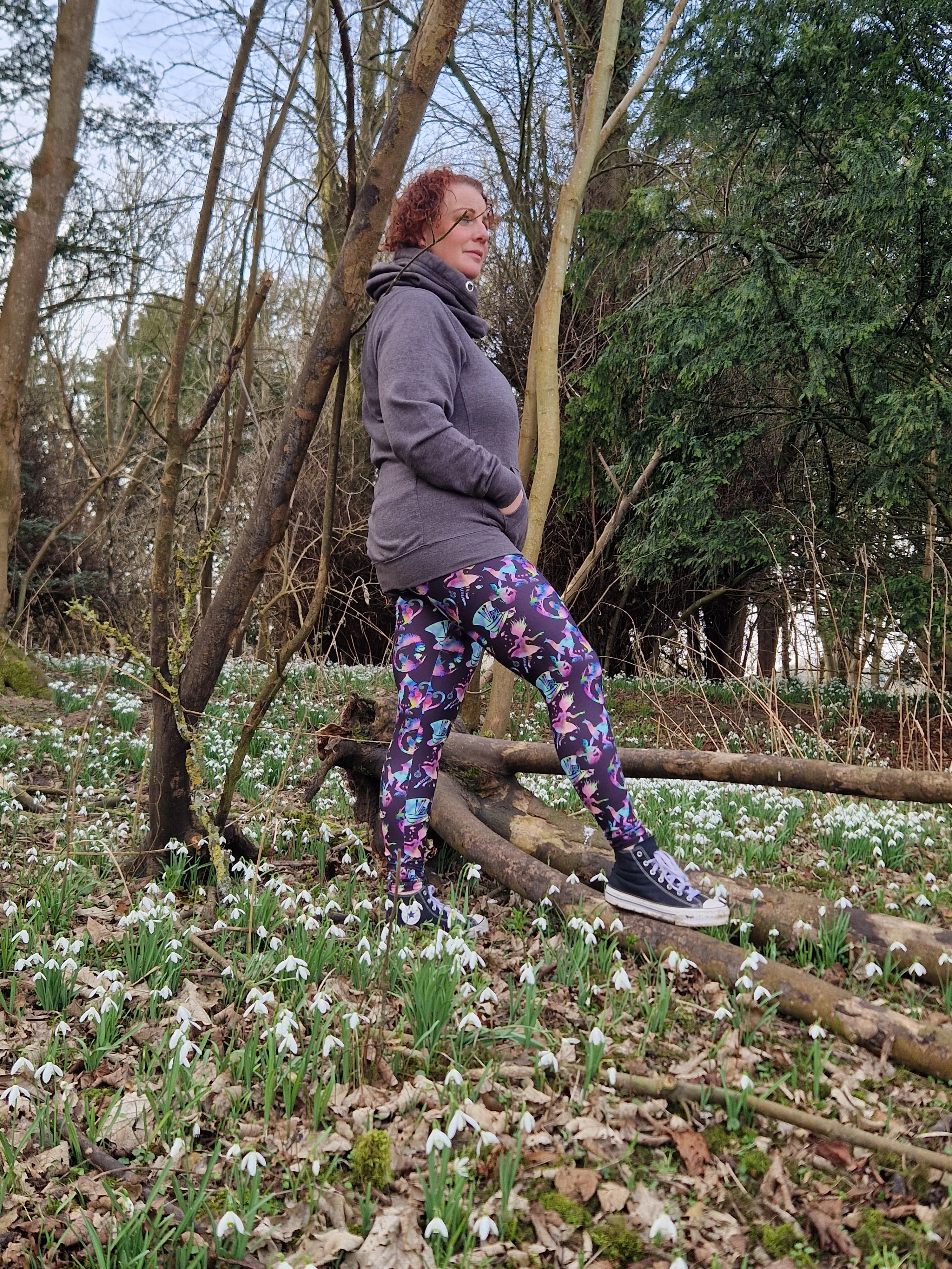 24/7 Full Length Leggings β Hatters Tea Party - Image 4