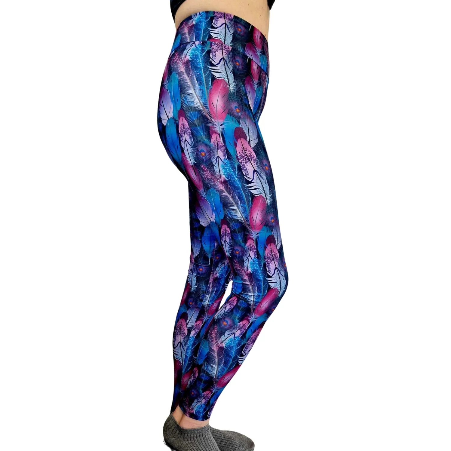 24/7 Full Length Leggings β Pretty as a Peacock
