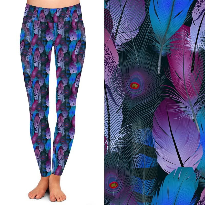 24/7 Full Length Leggings β Pretty as a Peacock - Image 2