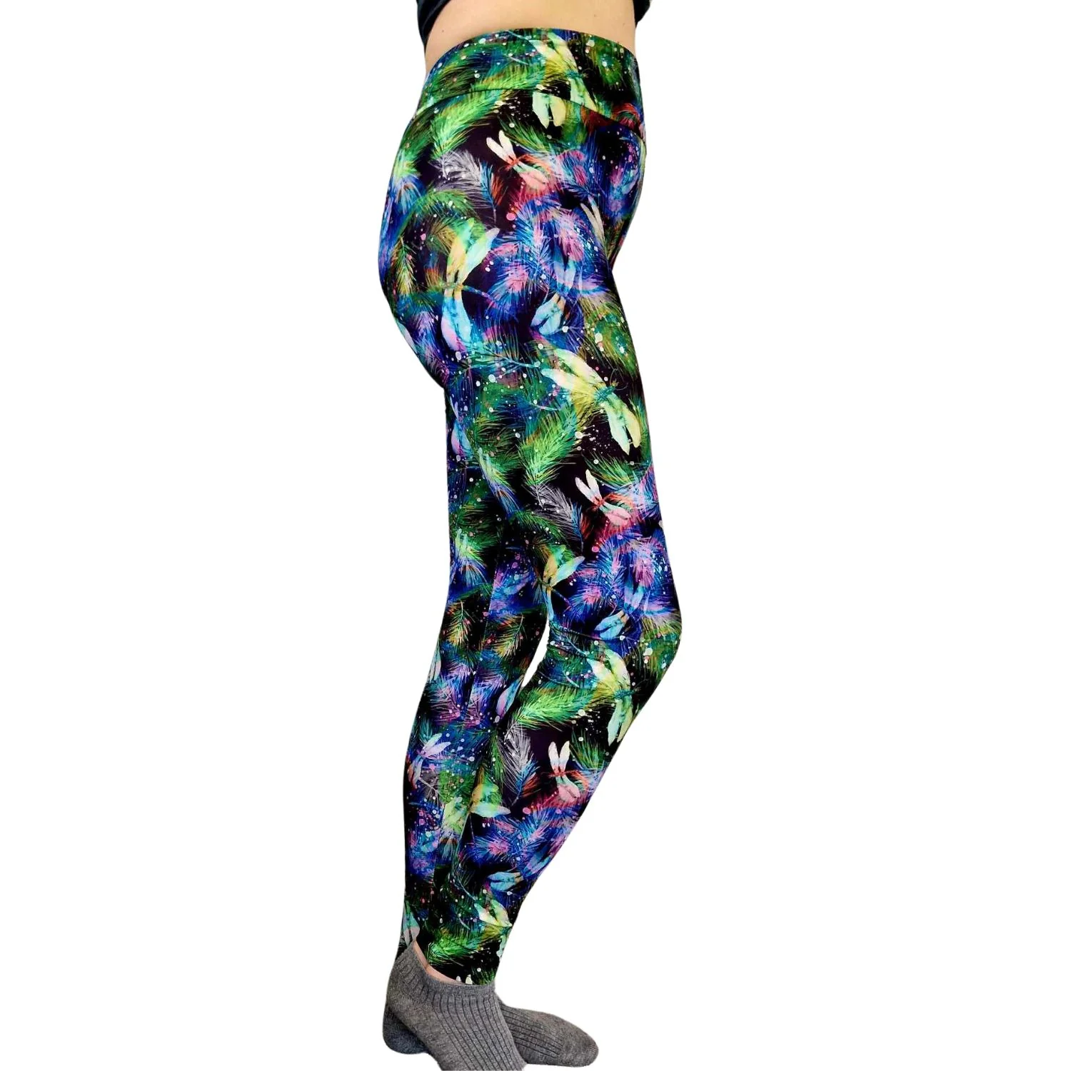 24/7 Full Length Leggings β Dragonfly Night