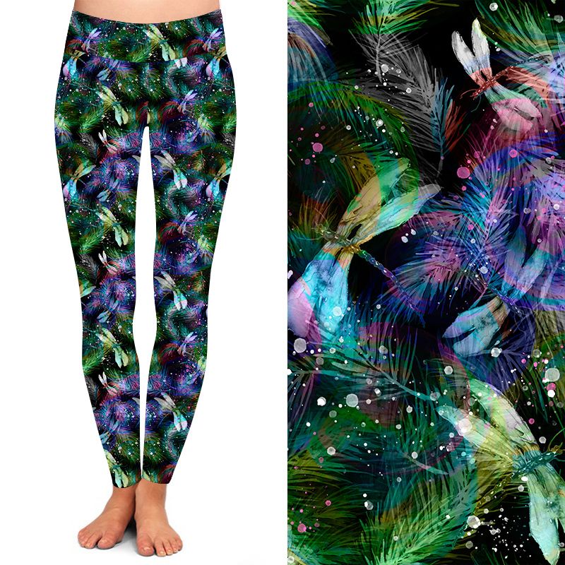 24/7 Full Length Leggings β Dragonfly Night - Image 2