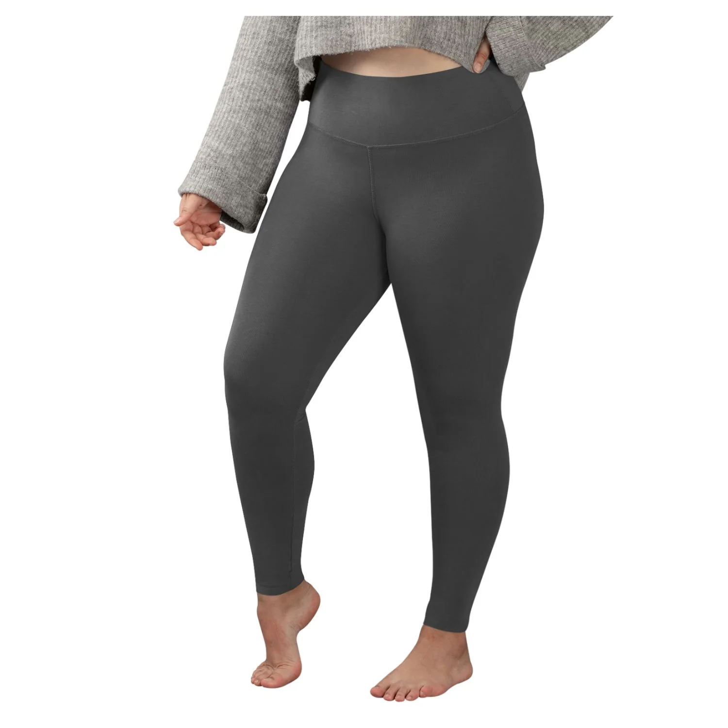 24/7 Full Length Leggings - Charcoal Grey - Image 4