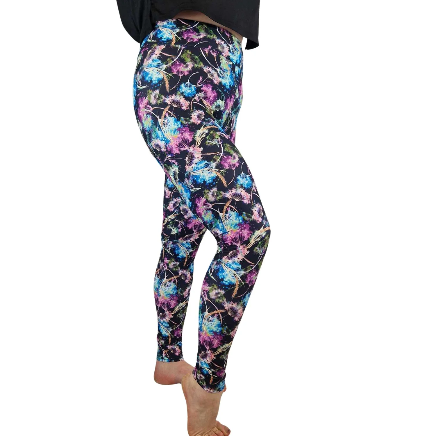 24/7 Full Length Leggings β Wishes Pattern