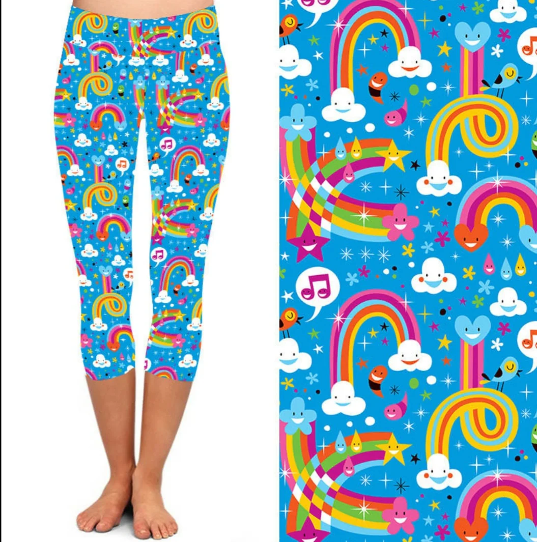 24/7 Capri Legging - Rainbow Road - Image 2