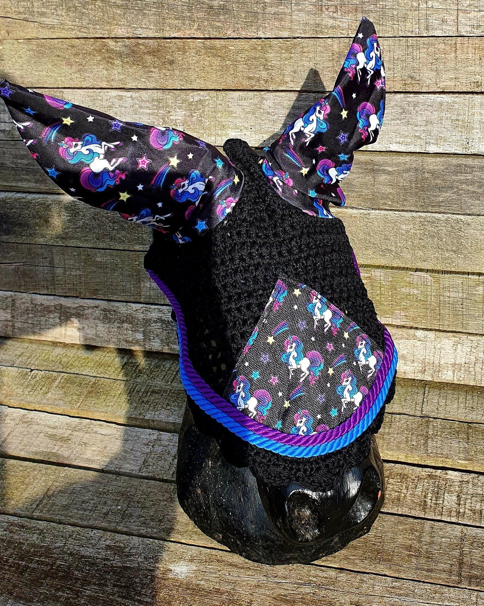3pcs Offer - Close Contact Pad, Fly Veil & Brushing Boots - Unicorn Magic - Image 3