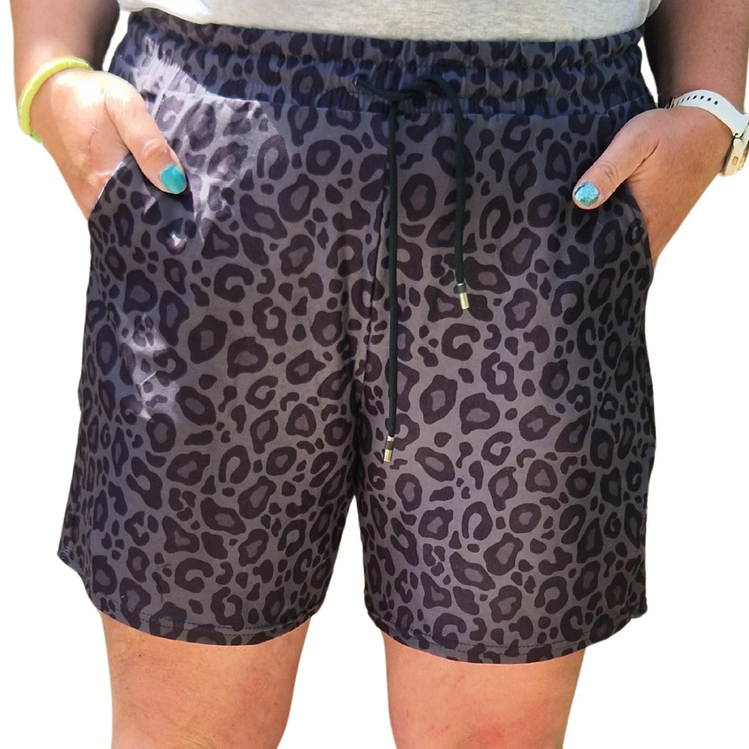 Jogger Shorts - Shadow Leopard - Image 3