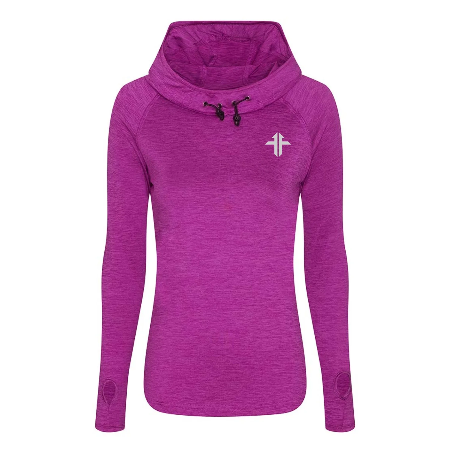 Lightweight Athleisure Sports Top - Ladies Fit - Black Slate - Image 2