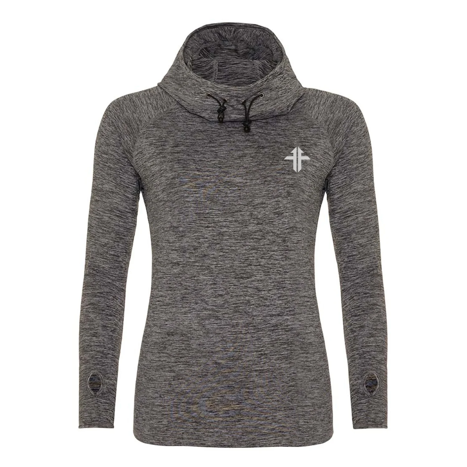 Lightweight Athleisure Sports Top - Ladies Fit - Black Slate - Image 5