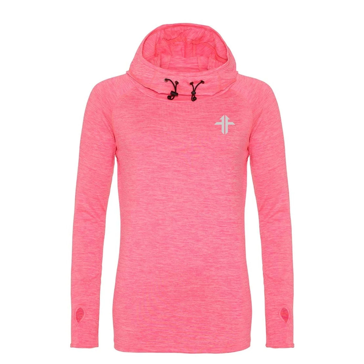 Lightweight Athleisure Sports Top - Ladies Fit - Jet Black - Image 5