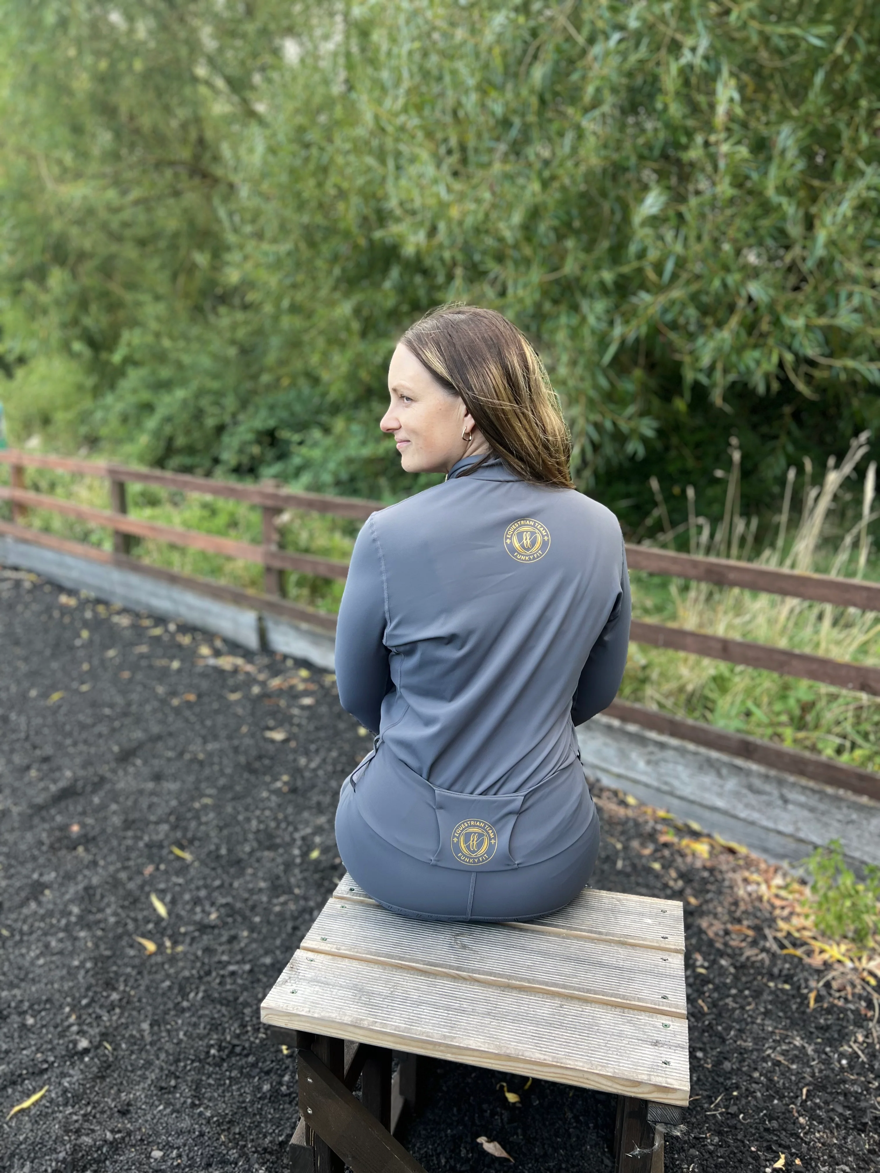 Team Long Sleeved Base Layer - Shadow (Adult & Kids) - Image 4
