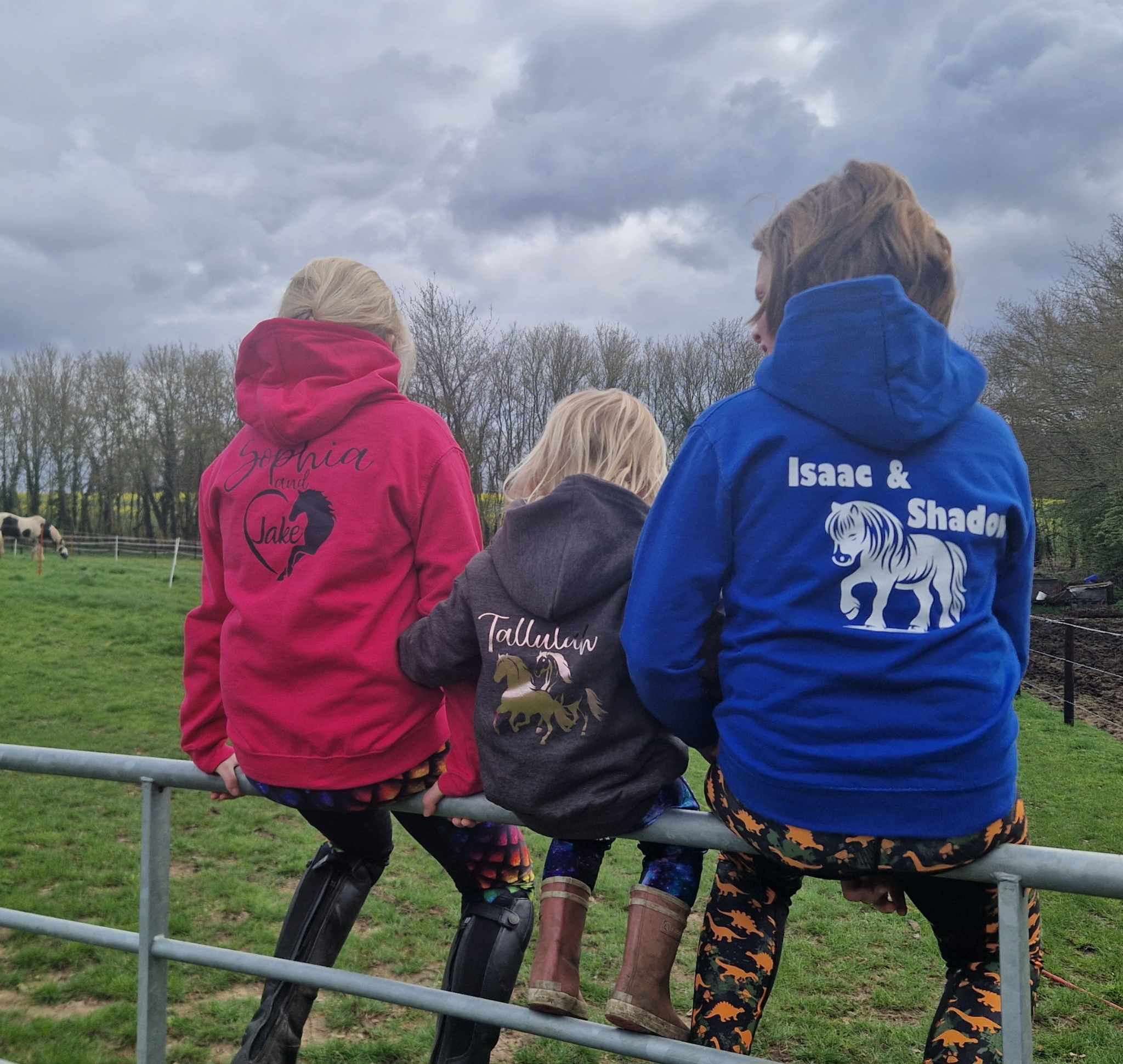 Personalised Equestrian Hoodie Kids - Unicorn Design - Image 8