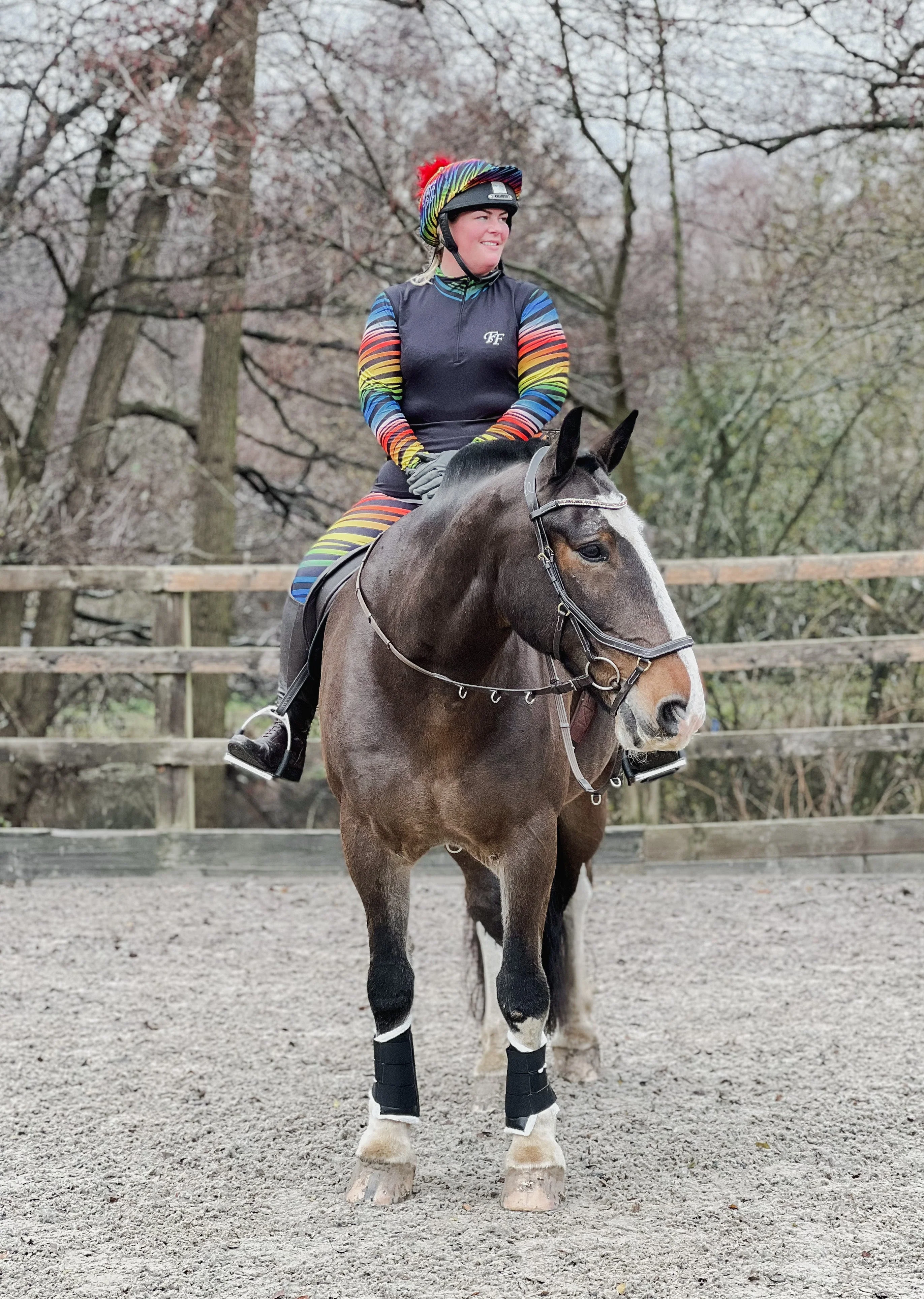 Rainbow Zebra Base Layers - Kids - Image 3
