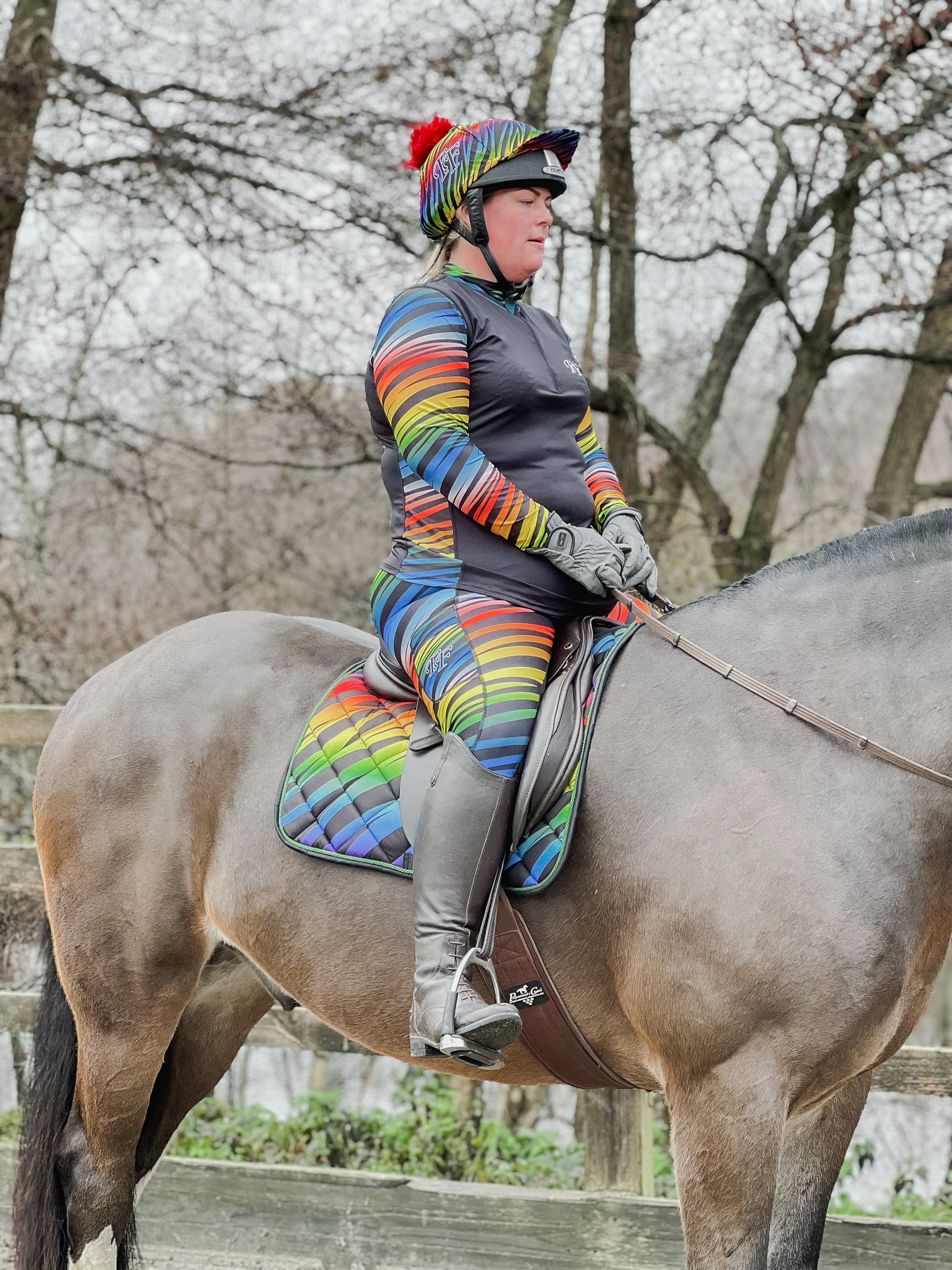 Rainbow Zebra Base Layers - Kids - Image 4