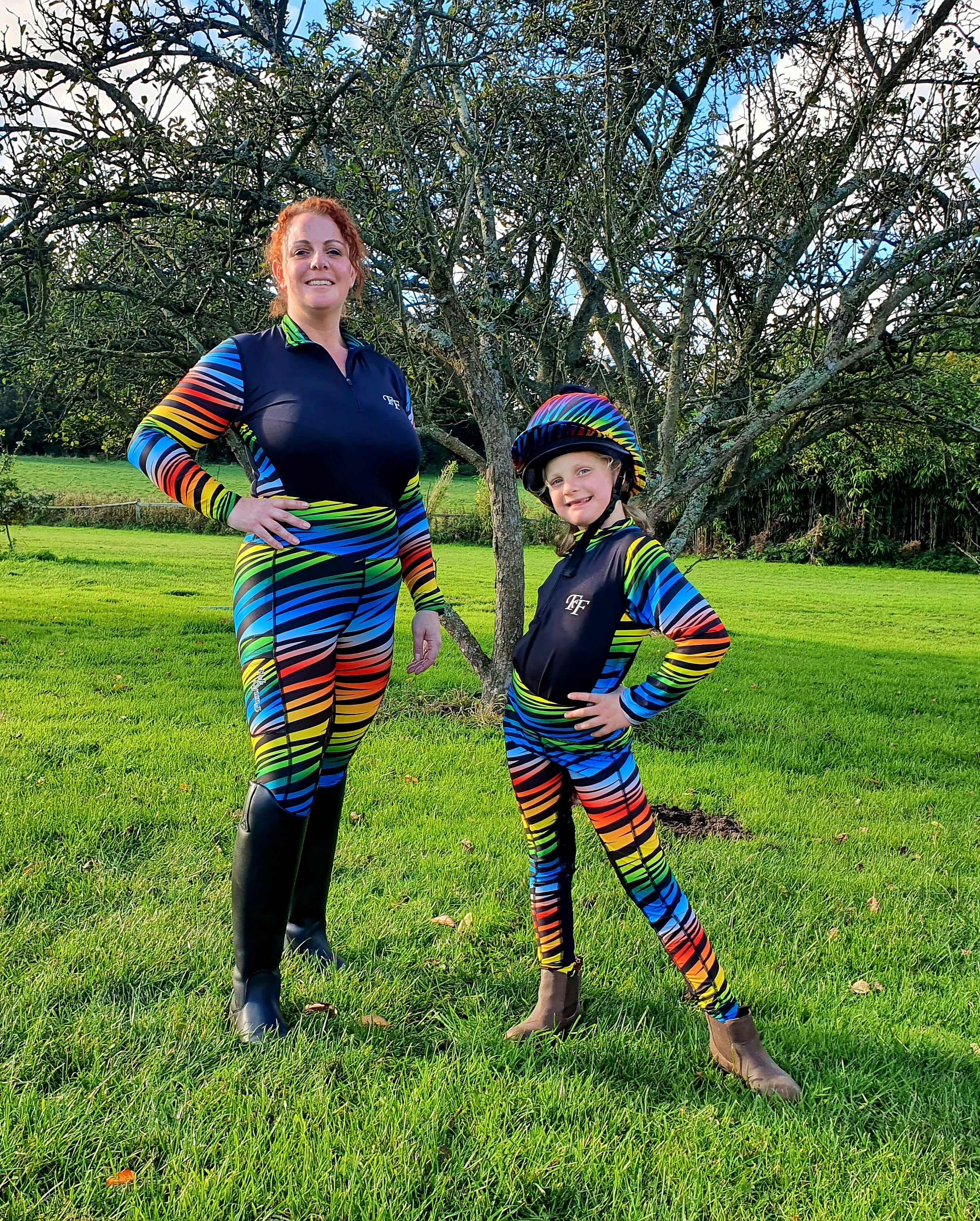 Rainbow Zebra Jodhpurs - Kids - Image 9