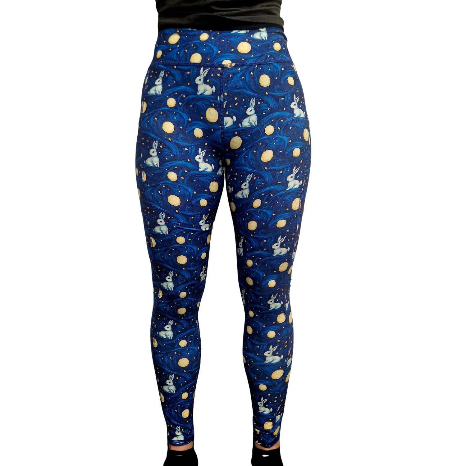 SCULPT Yoga Full Length Leggings - Ethereal Easter Bunny - Image 4