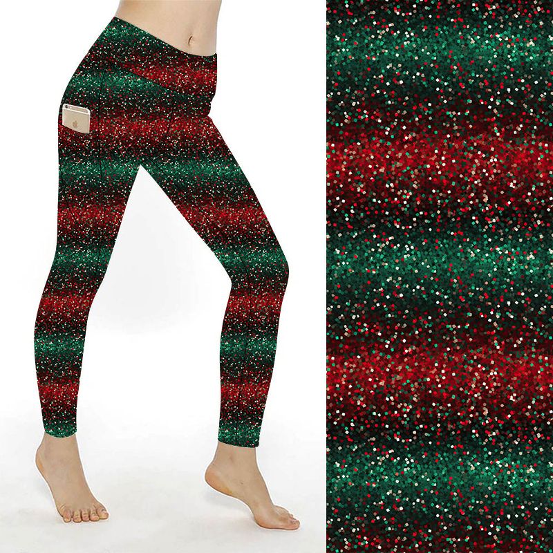 SCULPT Yoga Full Length Leggings - Holiday Glitter - Image 2