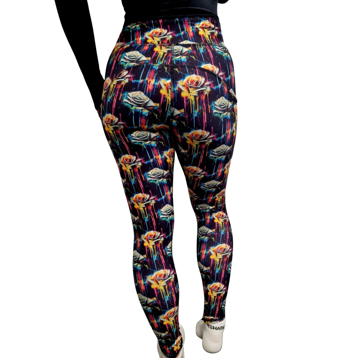 SCULPT Yoga Full Length Leggings - Kiss From A Rose - Image 4
