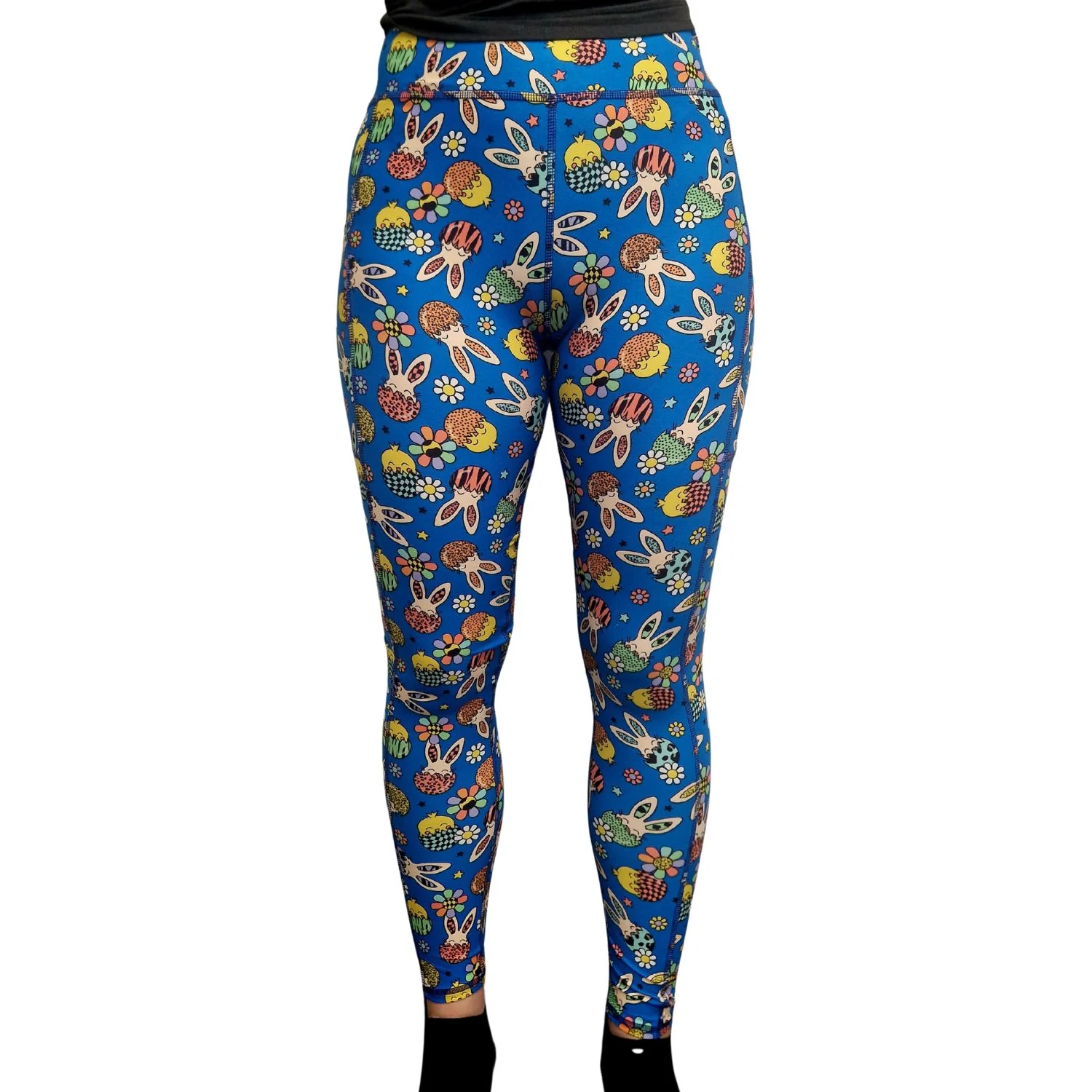 SCULPT Yoga Full Length Leggings - Retro Easter Egg - Image 4