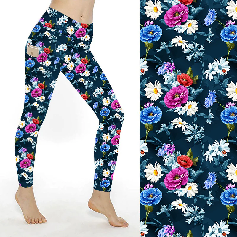 SCULPT Yoga Full Length Leggings - Spring Meadow - Image 5