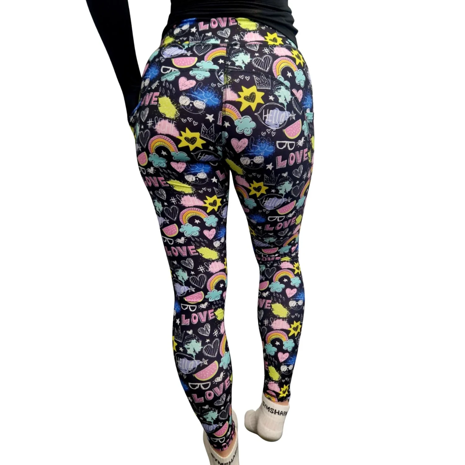 SCULPT Yoga Full Length Leggings - Valentines Date Night - Image 4