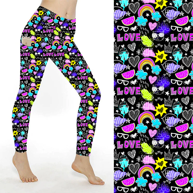 SCULPT Yoga Full Length Leggings - Valentines Date Night - Image 5