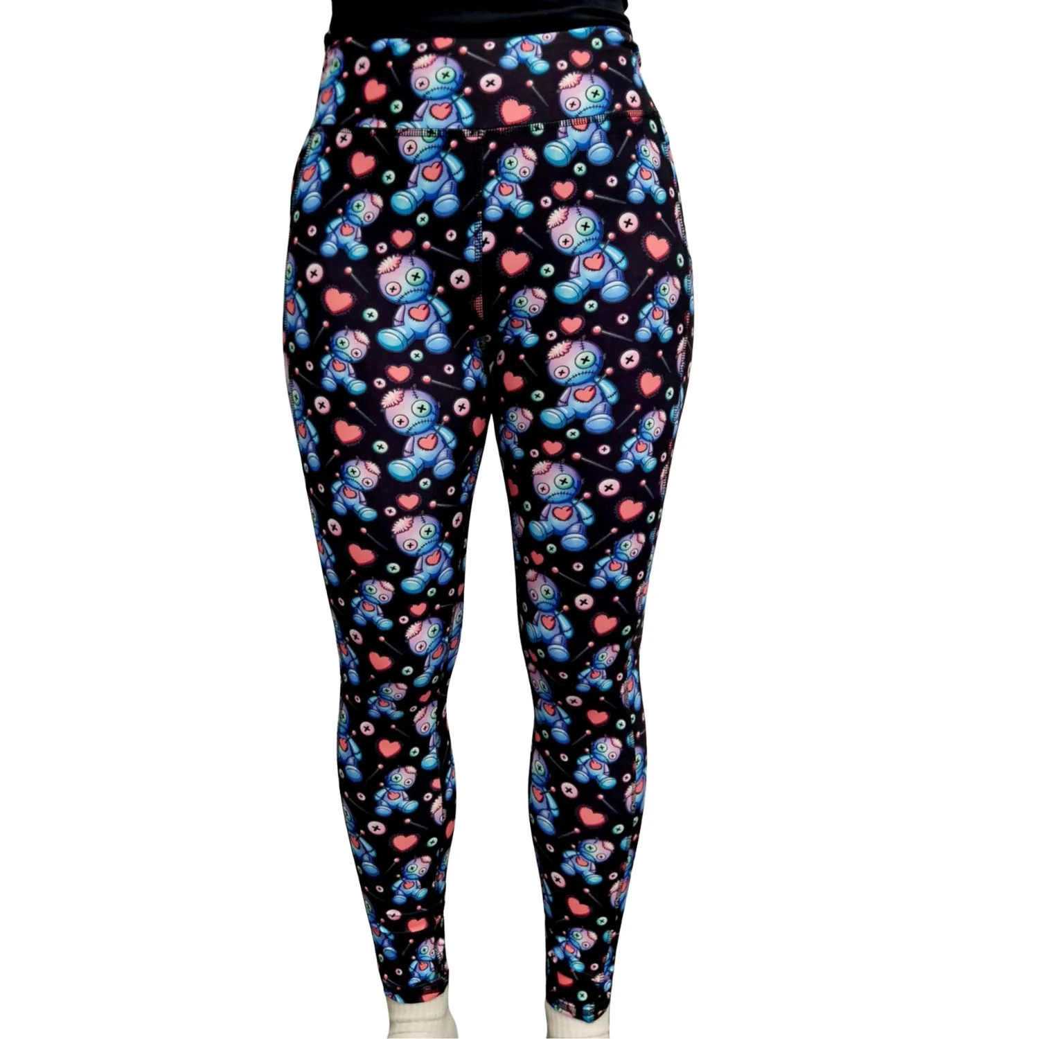 SCULPT Yoga Full Length Leggings - Valentines Voodoo Doll - Image 3