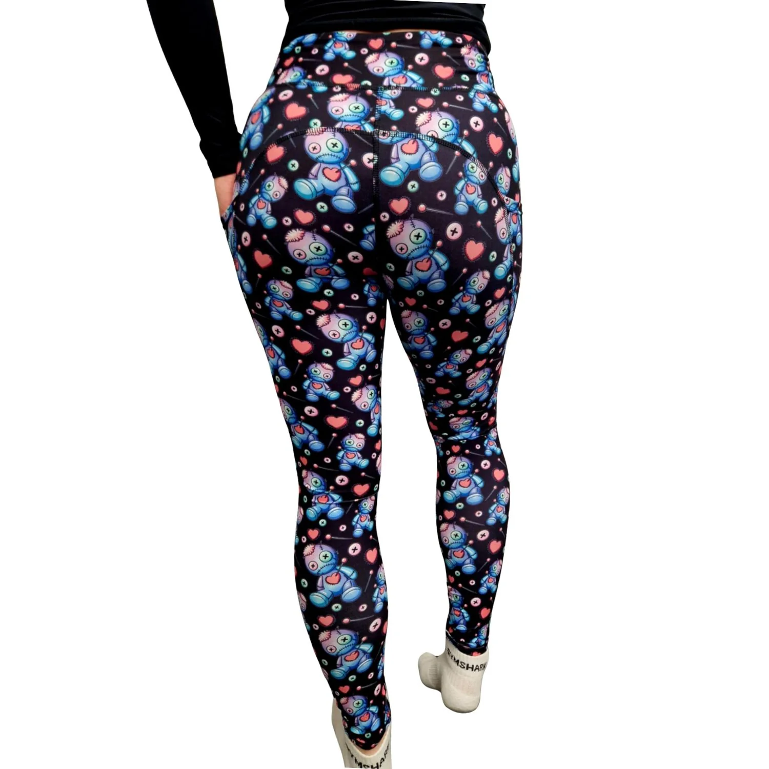 SCULPT Yoga Full Length Leggings - Valentines Voodoo Doll - Image 4