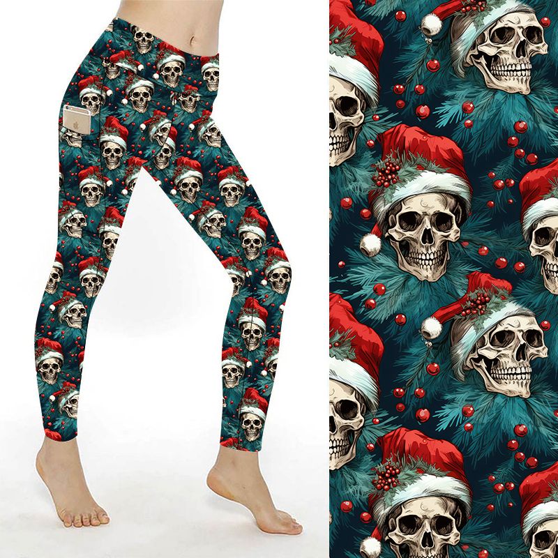 SCULPT Yoga Full Length Leggings - Deadly Wreath - Image 2