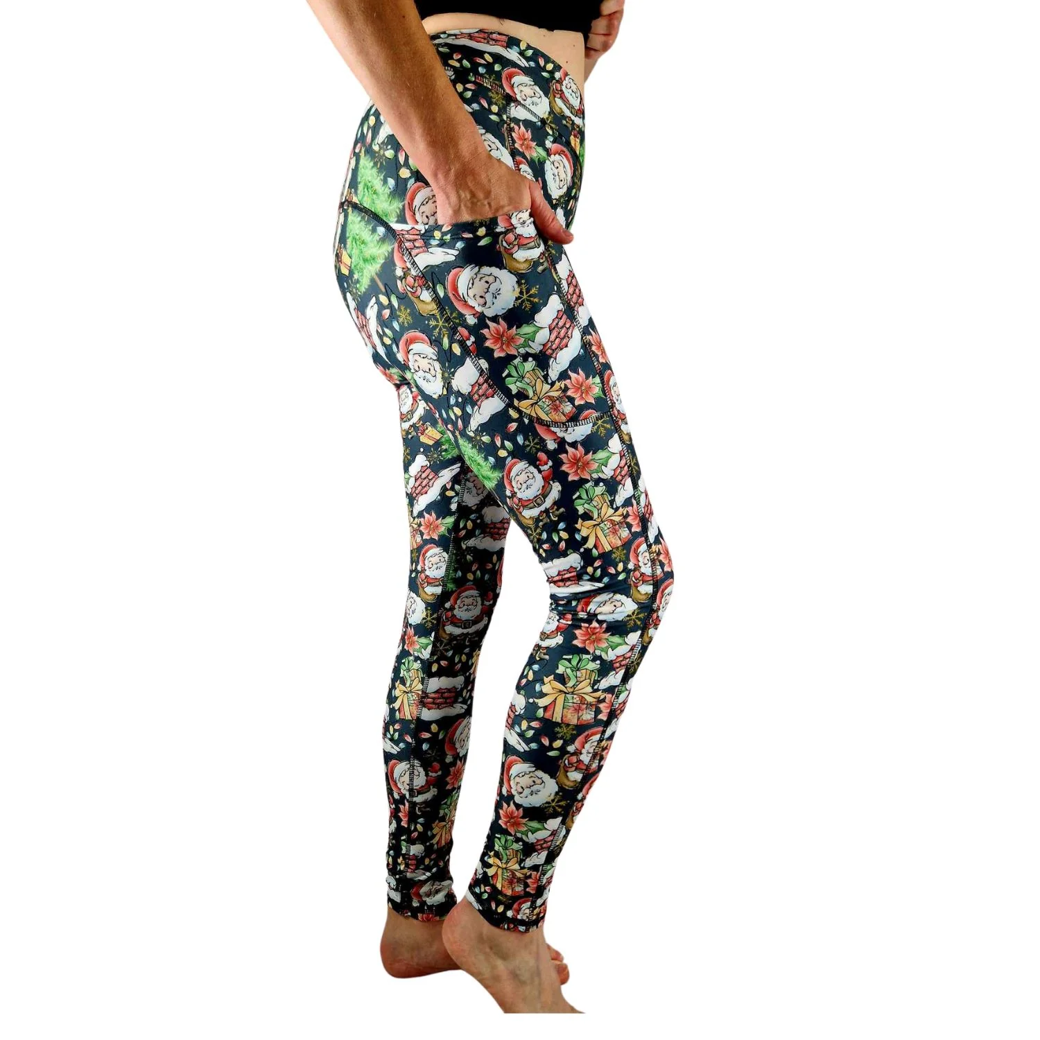 SCULPT Yoga Full Length Leggings - Jingle Fun