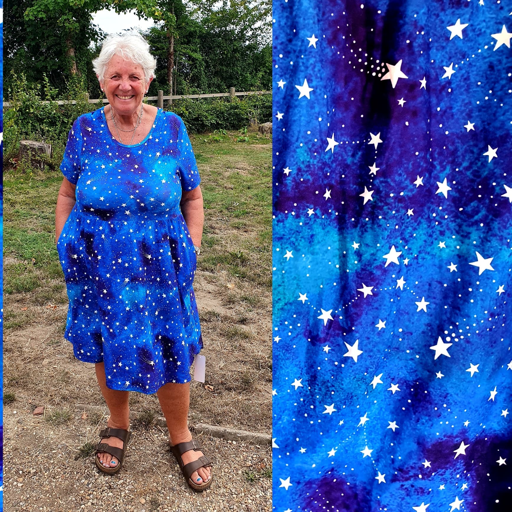 Wish Upon A Star Vintage Skater Dress - Image 2